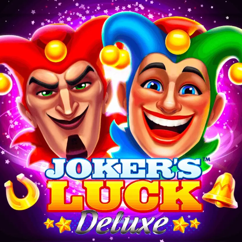 Jokers Luck Deluxe slot with a joker