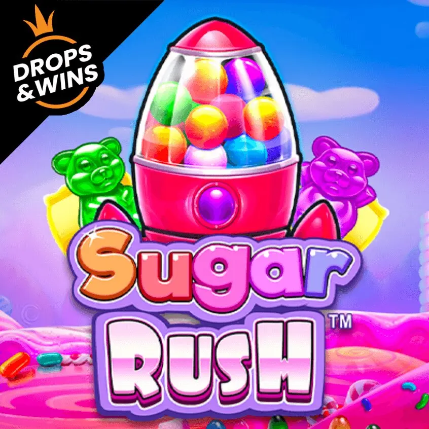 Sugar Rush slot with cascading payouts